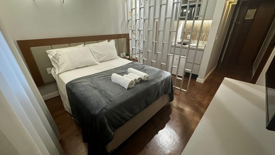 Bed, Photo of the whole room, Bedroom, towels, wardrobe