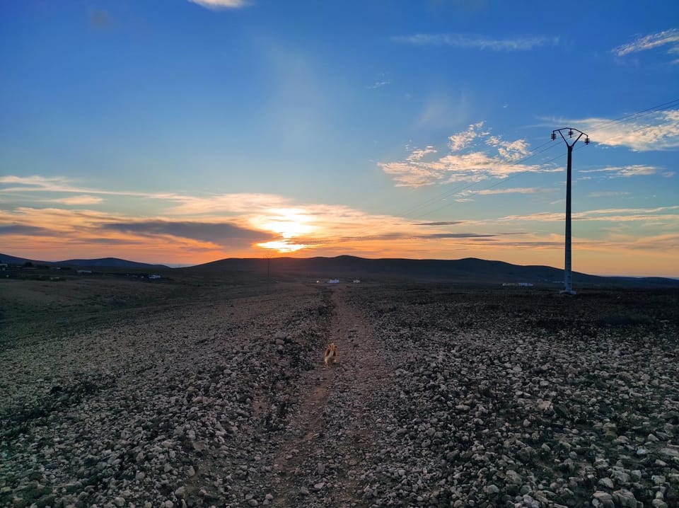Natural landscape, Sunset