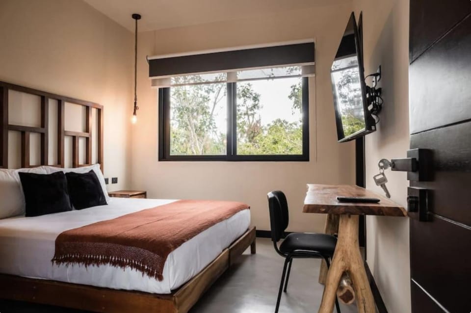 Bed, TV and multimedia, Photo of the whole room, Bedroom