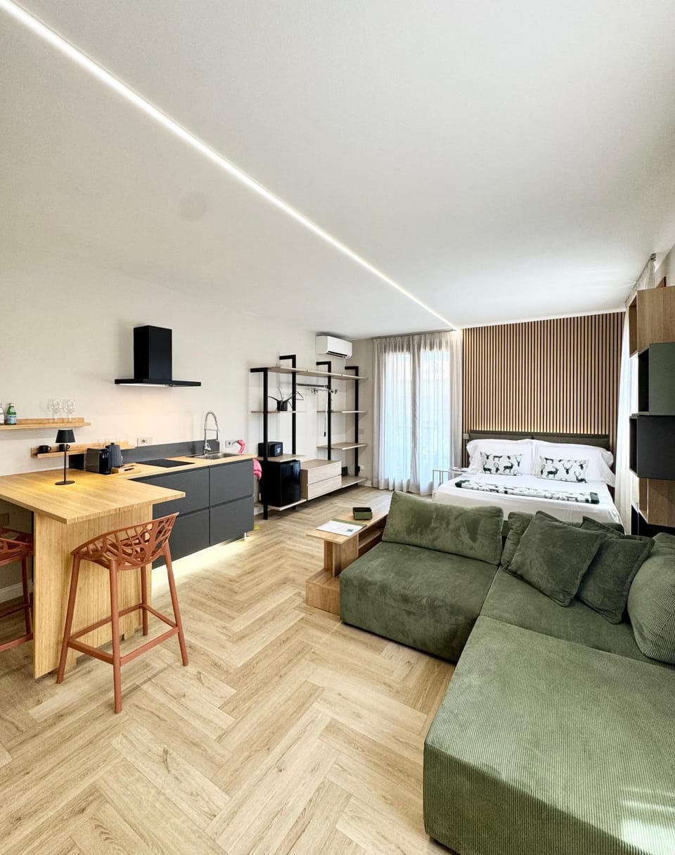 Kitchen or kitchenette, Living room, Photo of the whole room, Seating area, Dining area, Bedroom, wardrobe