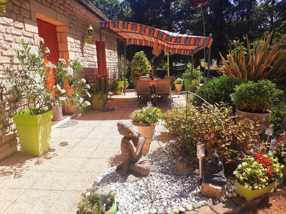 Patio, Garden, Garden view
