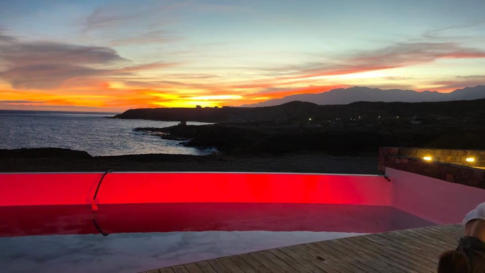 Mountain view, Pool view, Swimming pool, Sunset