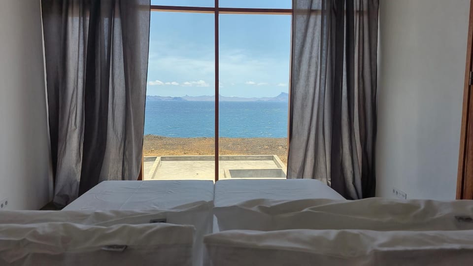 Bed, Photo of the whole room, Bedroom, Sea view