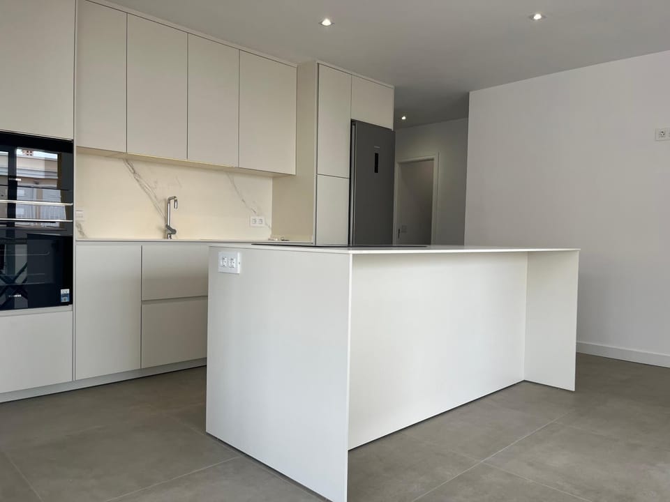 Kitchen or kitchenette, dishwasher, oven, stove