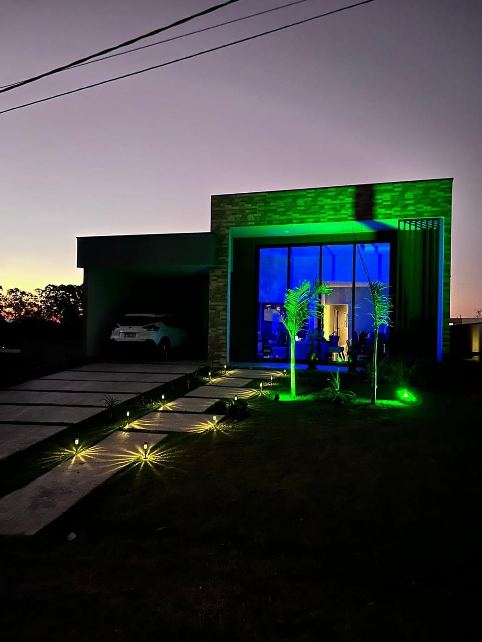 Property building, Night, People, Natural landscape, group of guests
