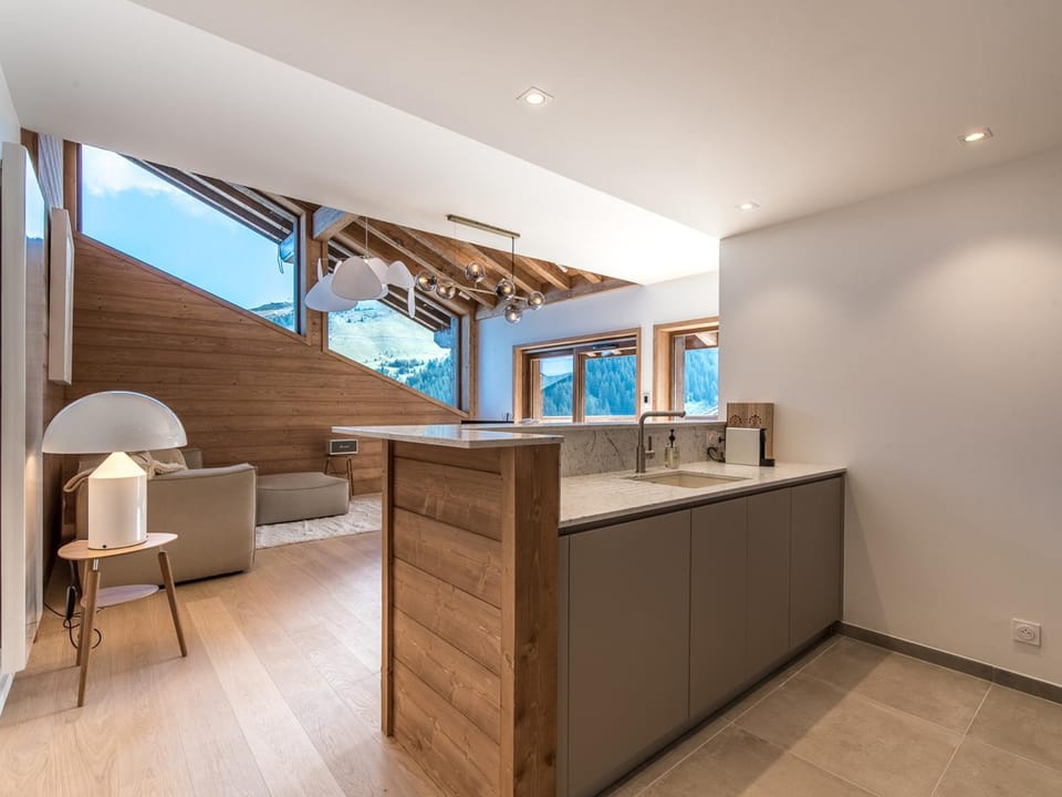 Bel appartement moderne à Méribel Mottaret avec terrasse - 6 pers - FR-1-613-118 Apartment in Les Allues