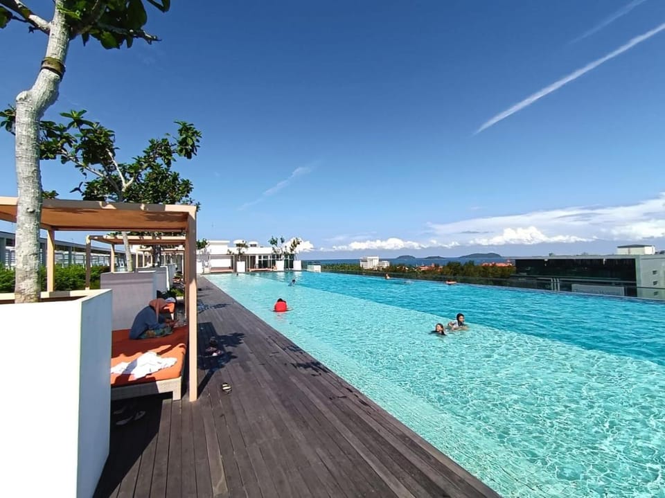 Natural landscape, Pool view, Swimming pool, sunbed