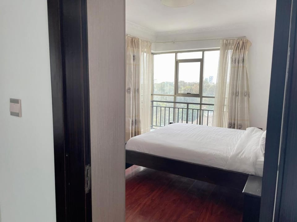 Bed, View (from property/room), Balcony/Terrace, Photo of the whole room, Bedroom