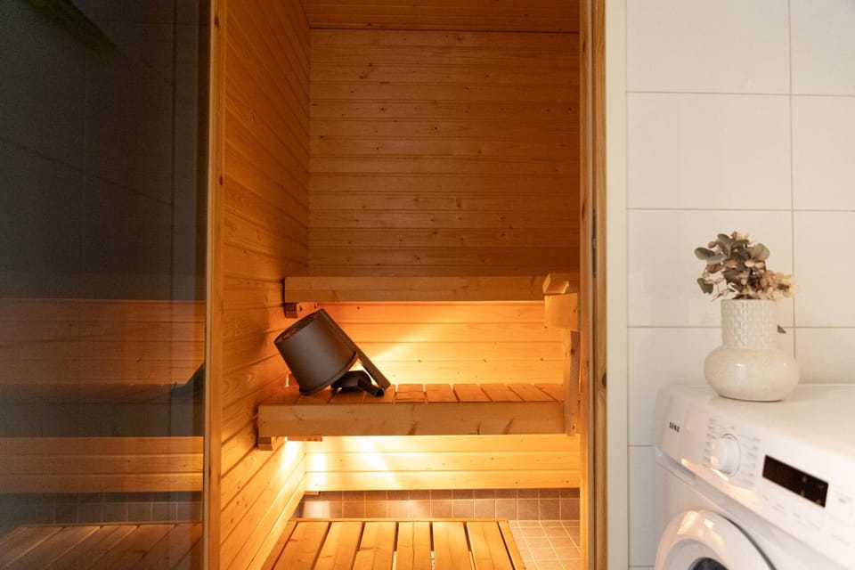 Sauna, Sauna, washing machine