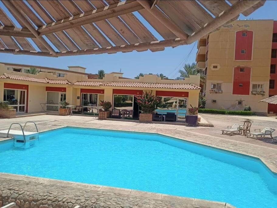 Chalet private beach and pool view Apartment in Hurghada