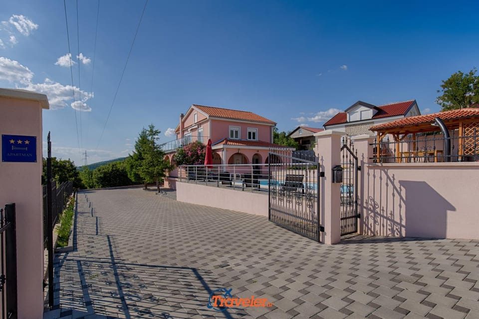 Villa with pool, large garden and beautiful sea view by TRAVELER tourist agency Krk - ID 2210 Villa in Crikvenica