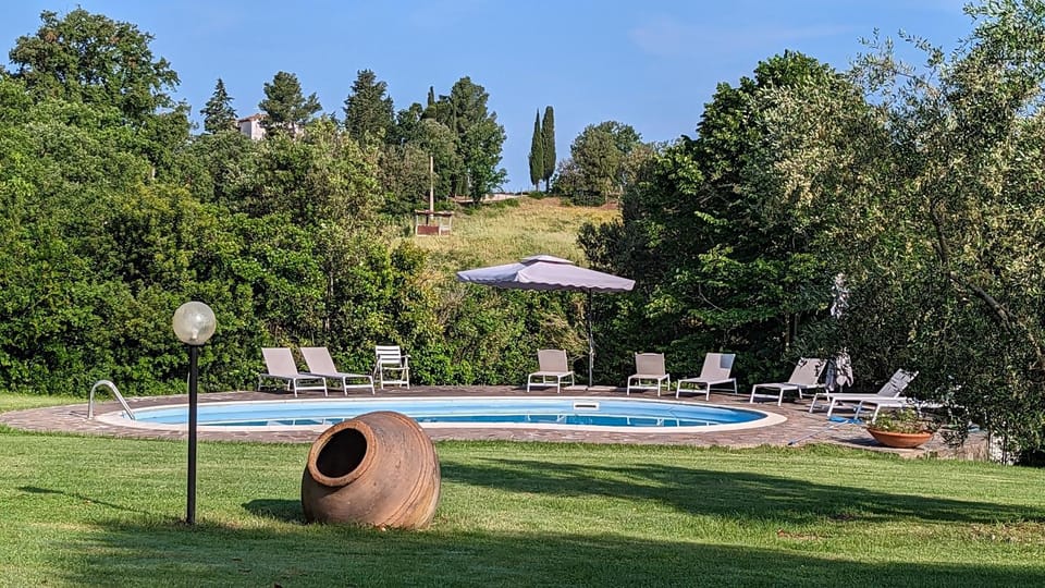 Natural landscape, Garden view, Swimming pool