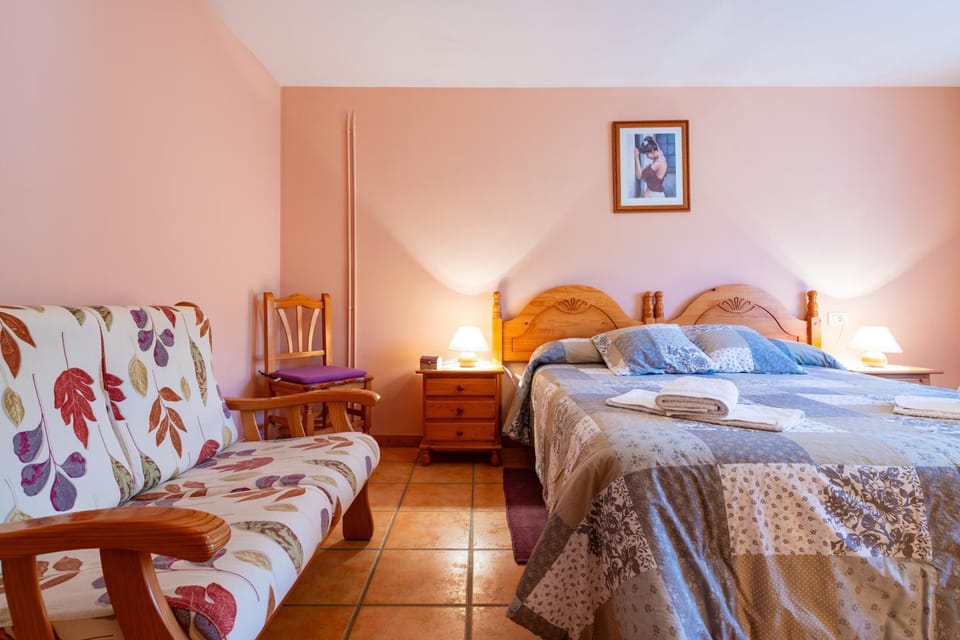 Property building, Living room, Bedroom