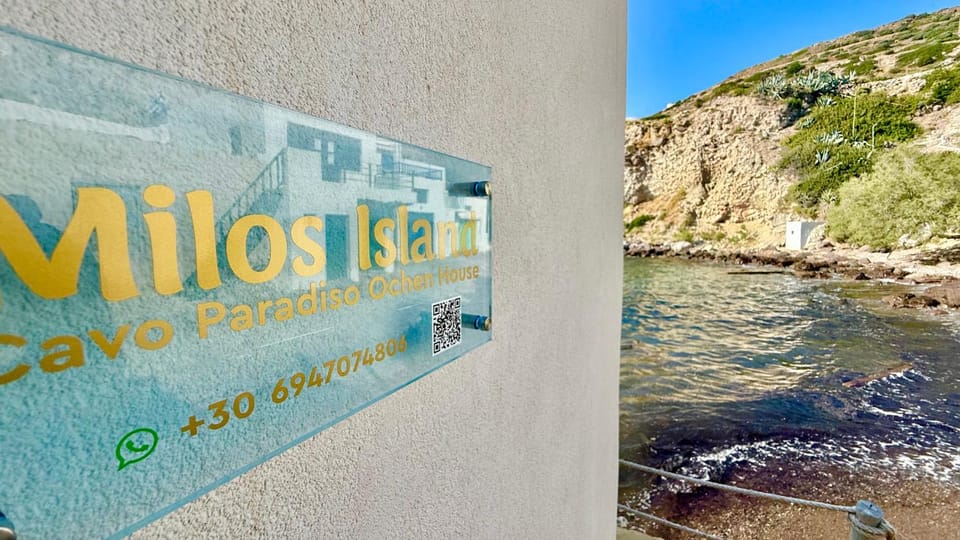 Milos Island-Cavo Paradiso TWIN SIDE SEA VIEW-STUNNING SUNSET VIEW Apartment in Milos