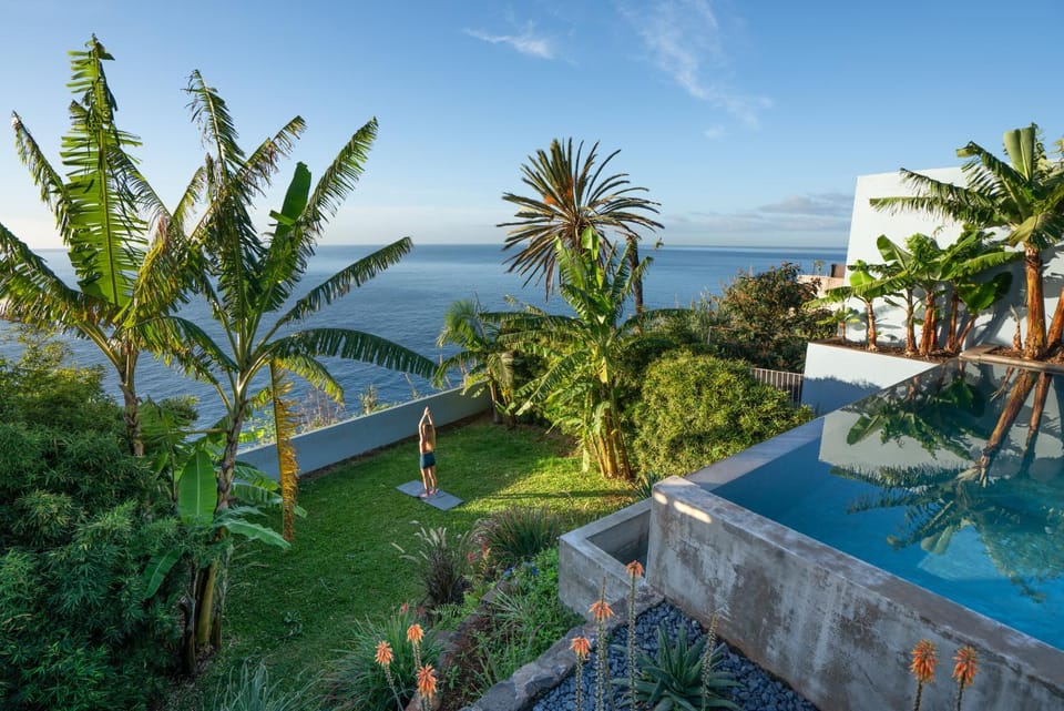 Garden, Garden view, Garden view, Sea view, Swimming pool, Sunset