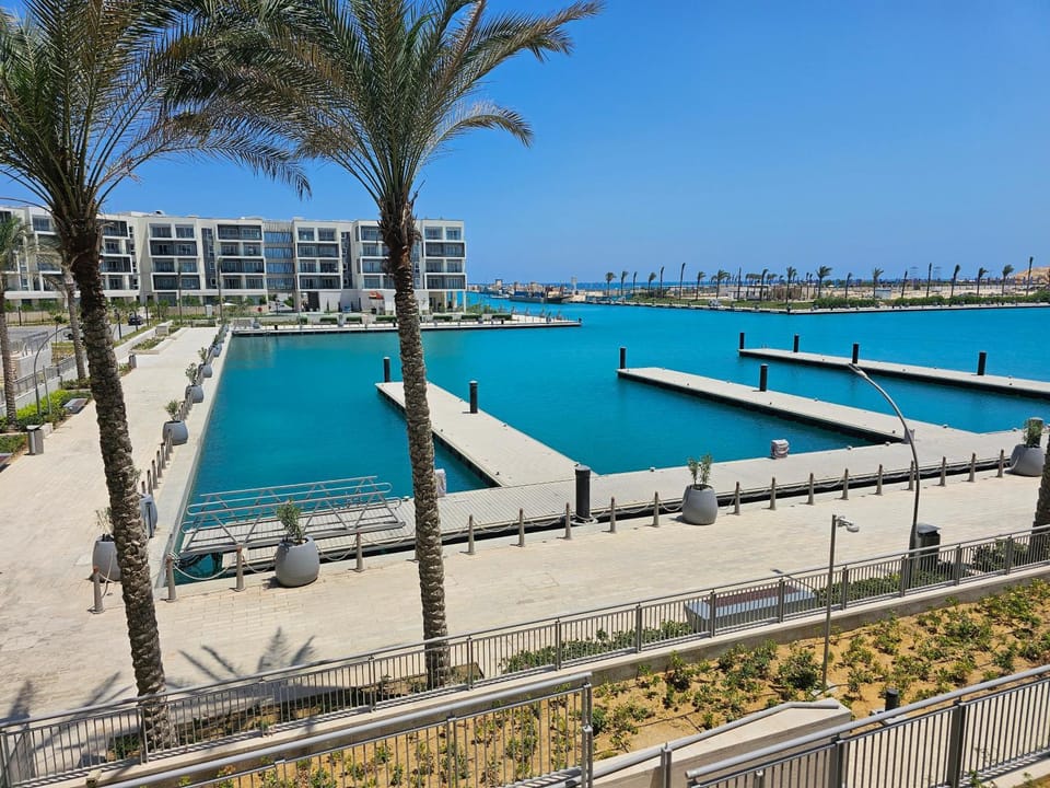 3 Bedroom Apartment Sea View at Vida Marina Hotel Residence, Marrassi north coast Apartment in Egypt