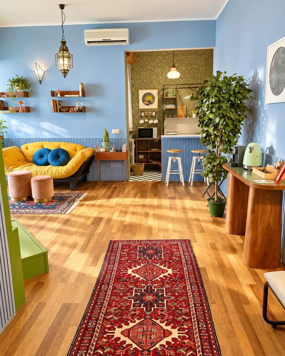 Living room, air conditioner