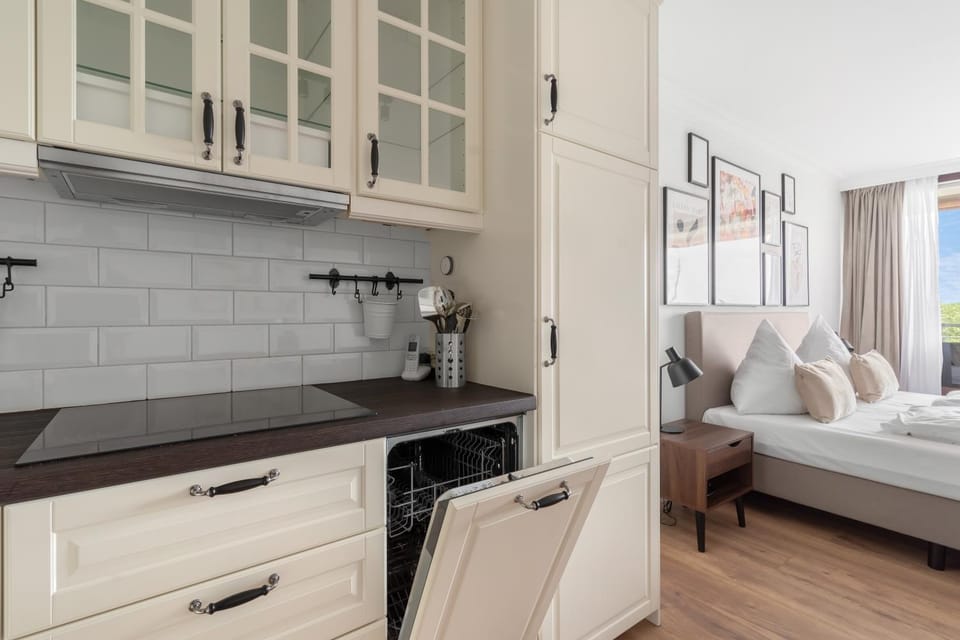 Kitchen or kitchenette, Photo of the whole room, dishwasher, stove