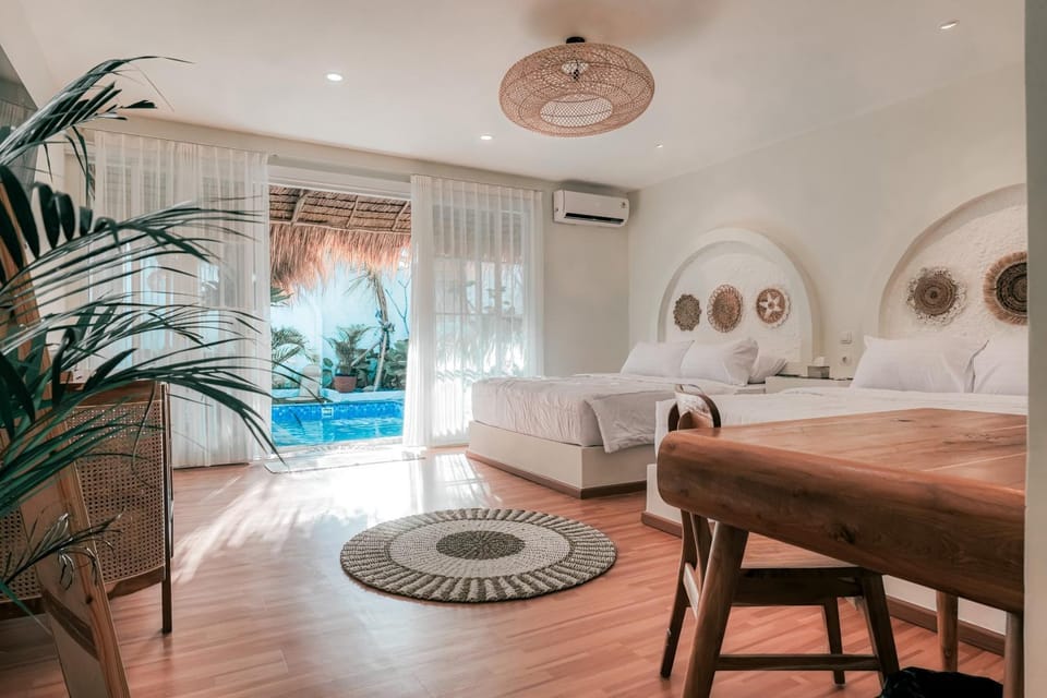 Bedroom, air conditioner