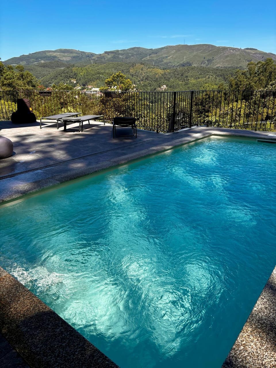 Natural landscape, Mountain view, Pool view, Swimming pool