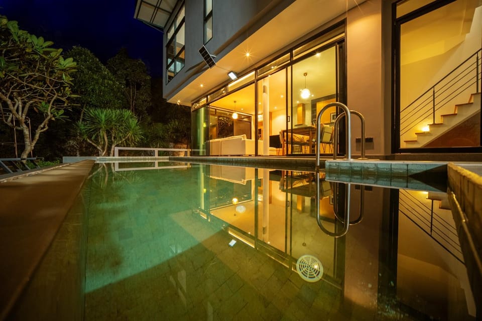 BangT-ao 3-bedroom modern minimalist luxury style private pool holiday villa gym quiet community Villa in Choeng Thale