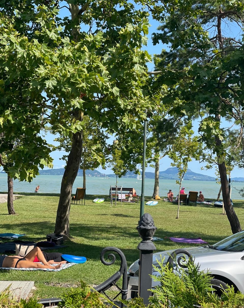 Spring, Day, Beach, Lake view