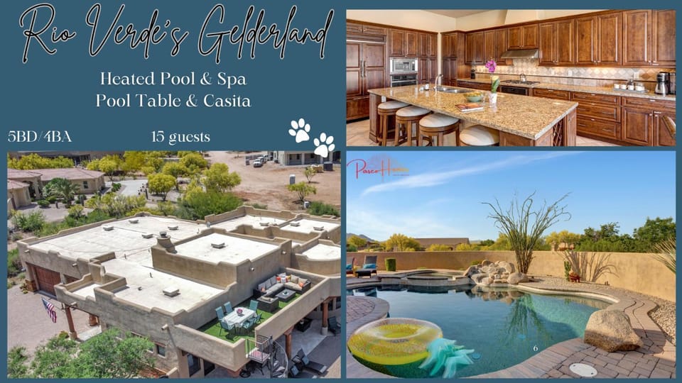 Rio Verde's Gelderland by PaseoHomesAZ with Heated Pool House in Scottsdale