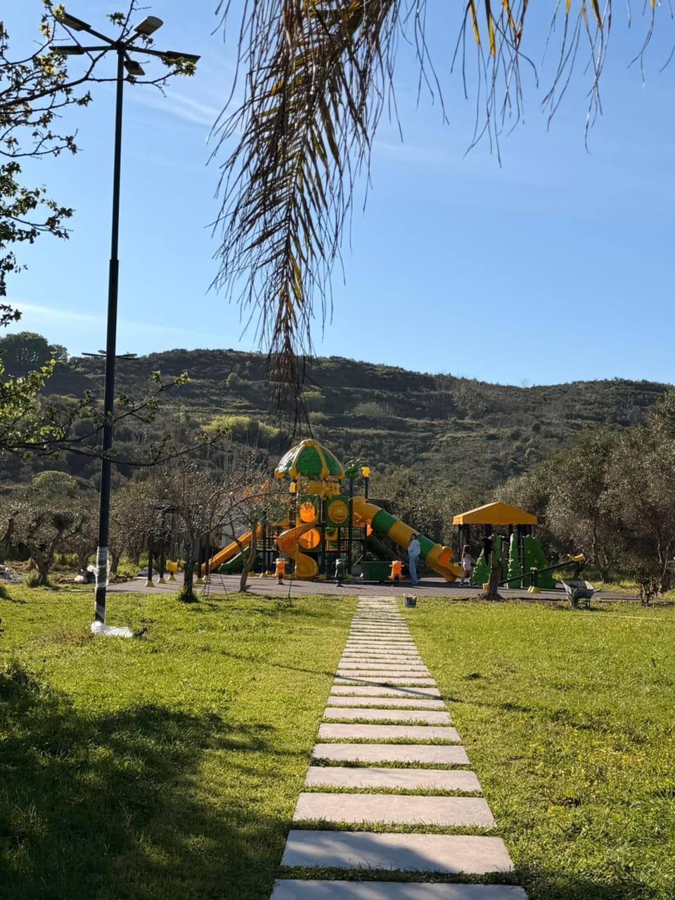 Spring, Day, Natural landscape, Children play ground