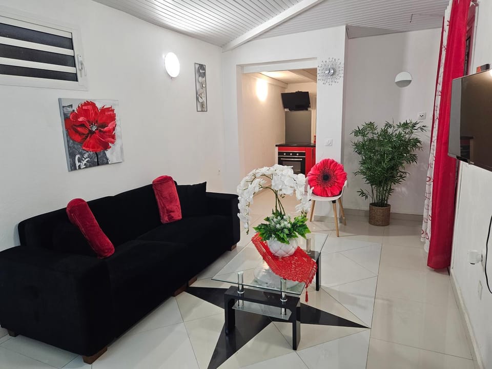 Living room, air conditioner