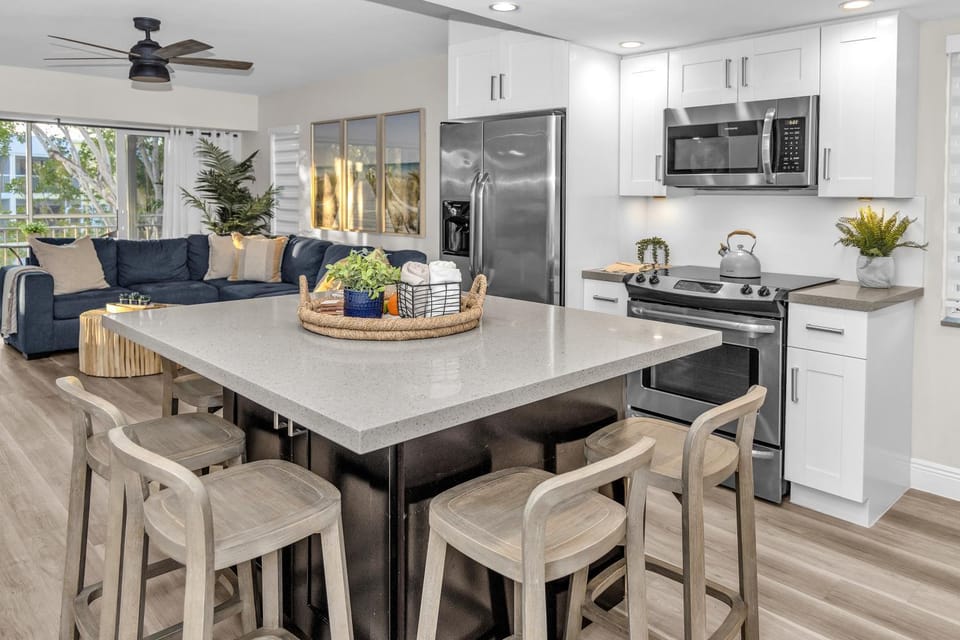 Living room, Seating area, Dining area, oven, stove, kitchen