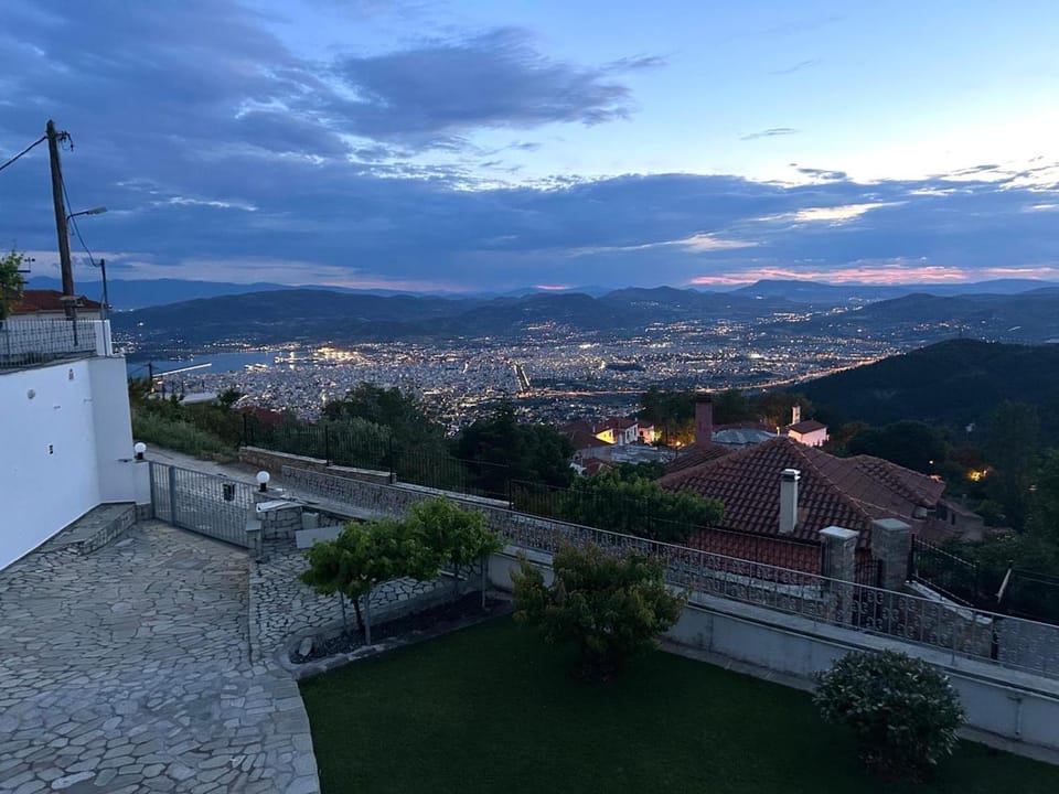 Patio, Night, Natural landscape, View (from property/room), Balcony/Terrace, City view, Mountain view, Sea view