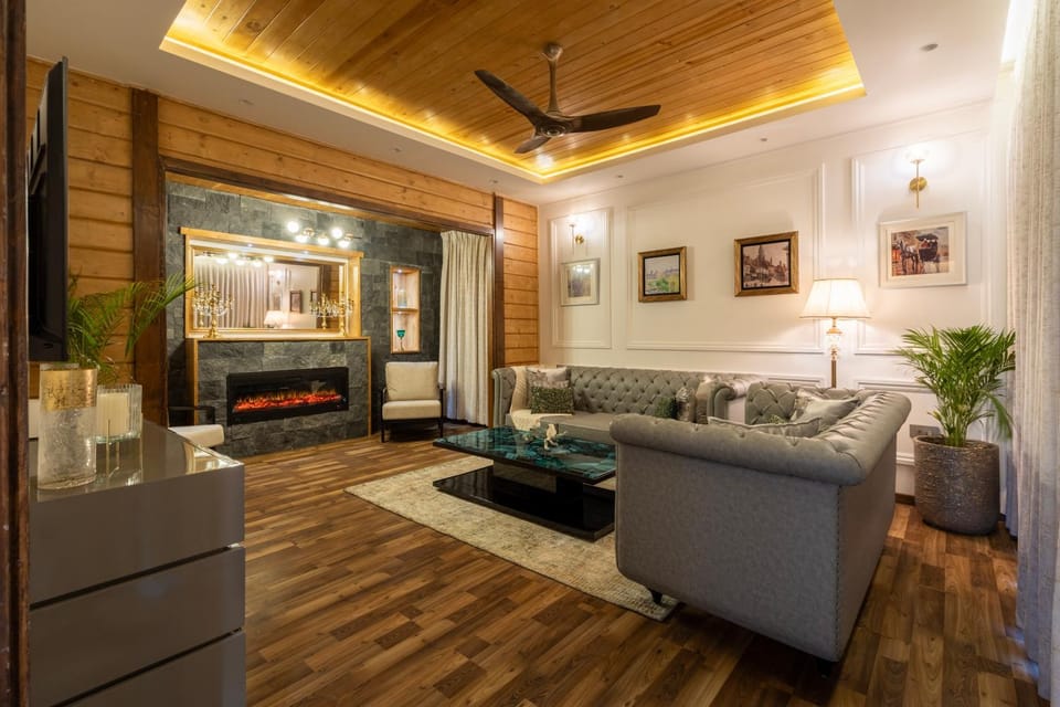 Living room, Seating area, fireplace