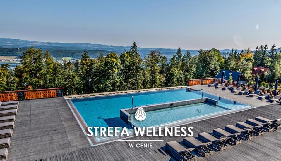 Mountain view, Swimming pool, sunbed