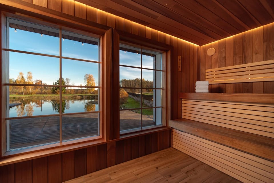 Cozy Sauna House at Sinso Talu House in Estonia