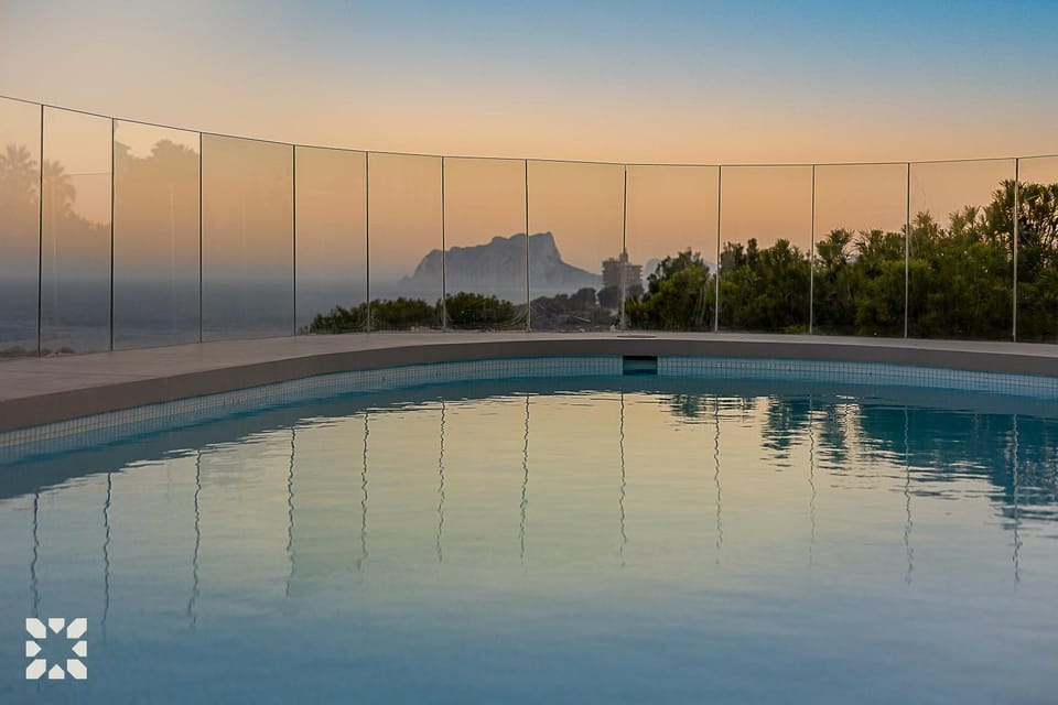 Nearby landmark, Day, Natural landscape, Mountain view, Pool view, Swimming pool, Sunrise, Sunset