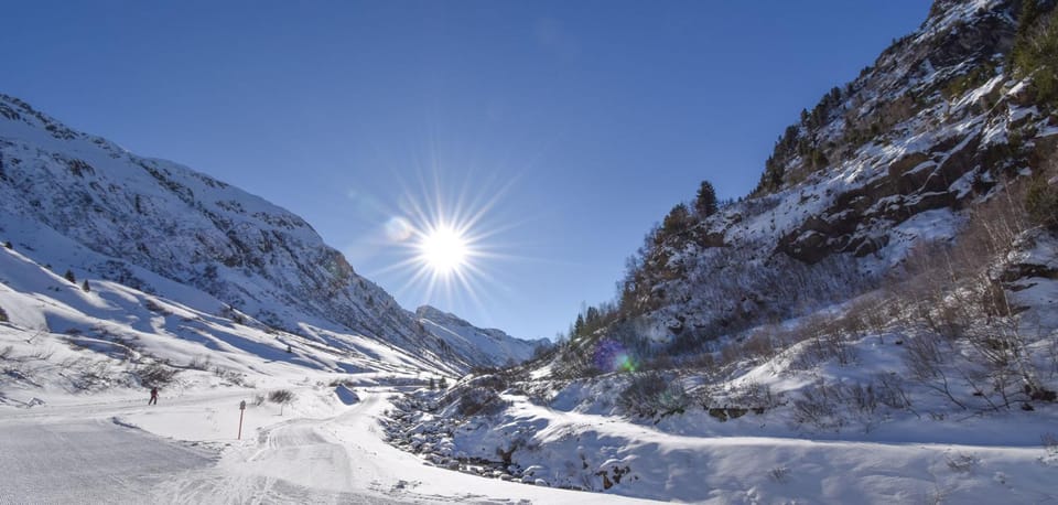 Natural landscape, Winter, Mountain view