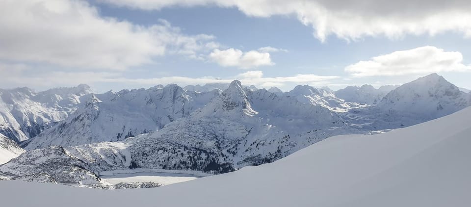 Day, Natural landscape, Winter, Mountain view