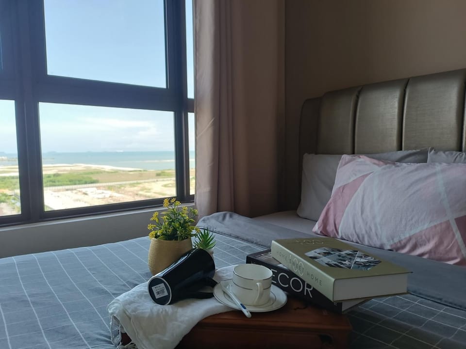 Bed, Natural landscape, Bedroom