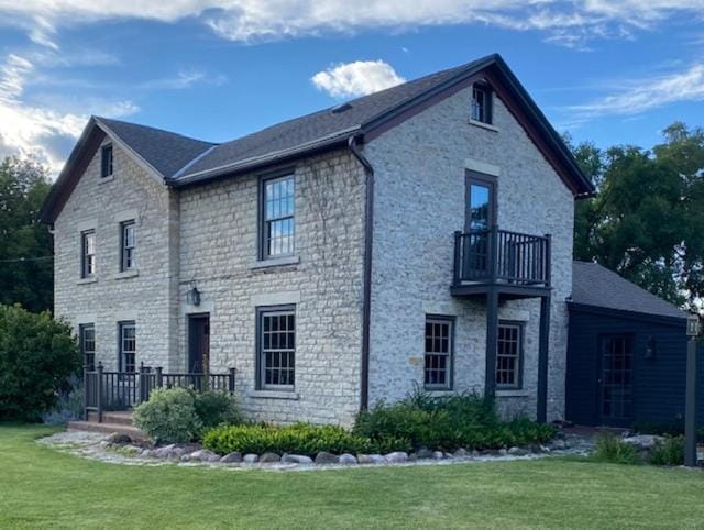 Property building, Spring, Garden view