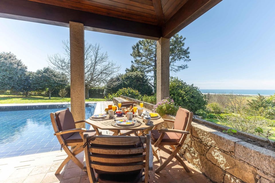 Patio, Natural landscape, Balcony/Terrace, Garden view, Pool view, Sea view