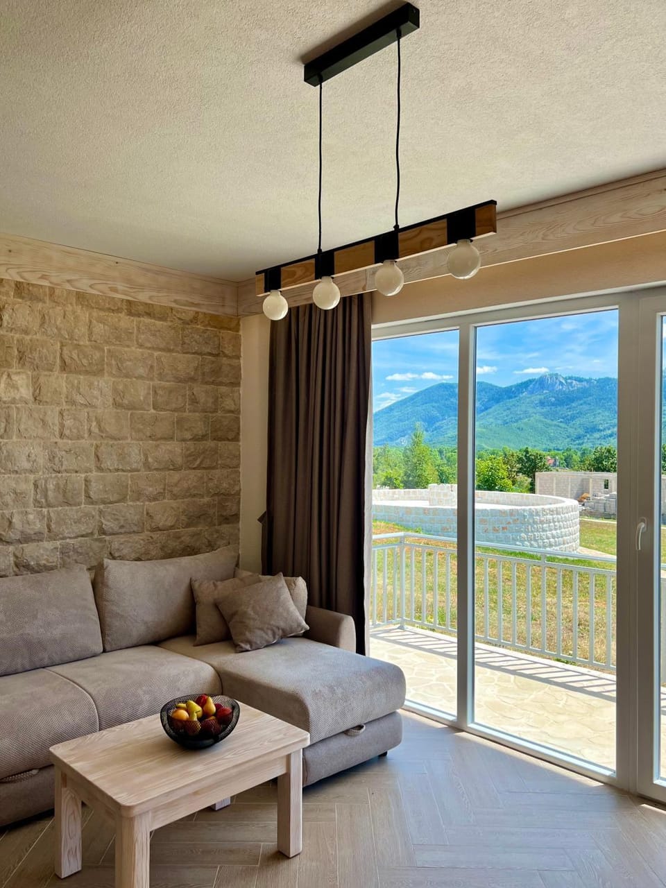 Day, View (from property/room), Balcony/Terrace, Living room, Mountain view