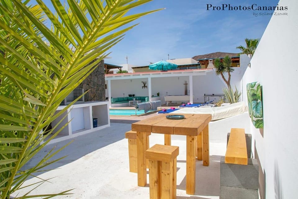 Patio, Pool view
