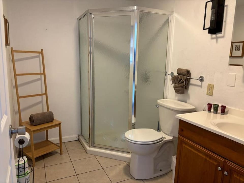 Shower, Toilet, Bathroom, towels