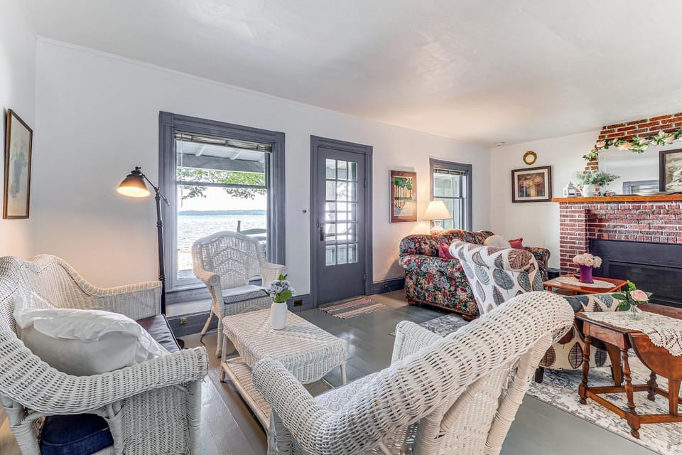 Torch Lake Getaway w/ Private Beach + Boat Dock! House in Torch Lake