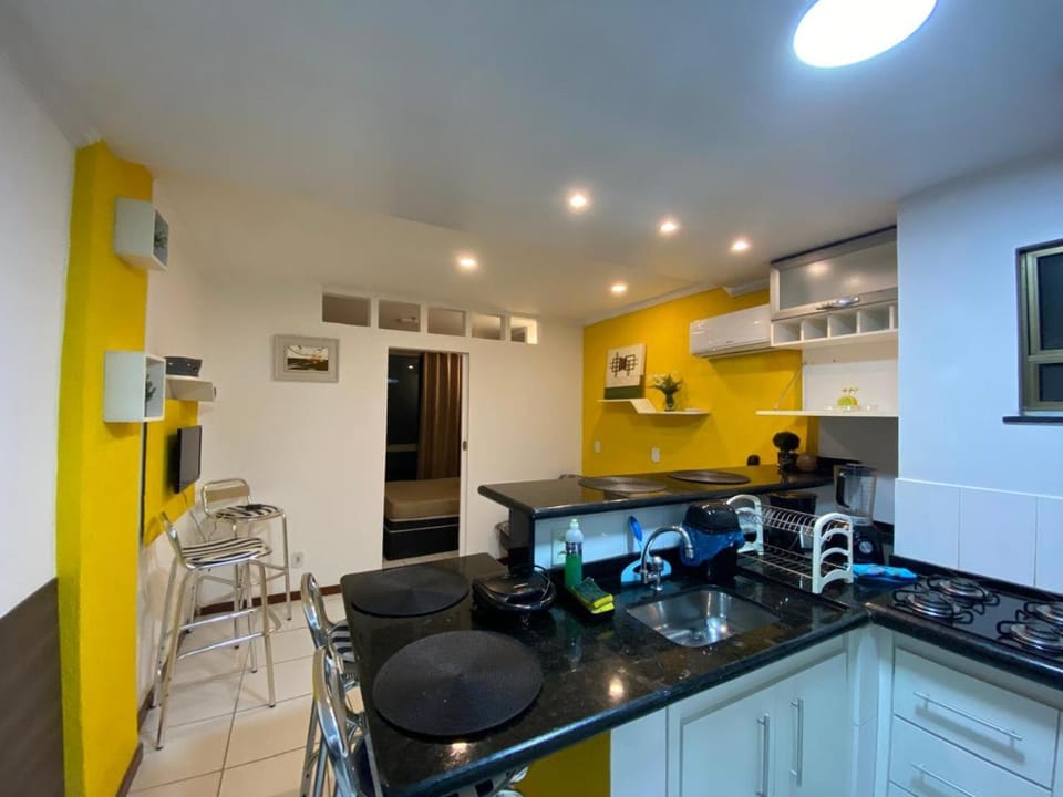 Kitchen or kitchenette, Living room, Dining area, stove