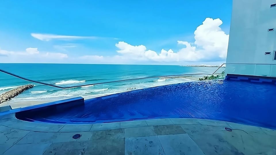 Day, Natural landscape, Beach, Beach, Pool view, Sea view, Swimming pool, Swimming pool