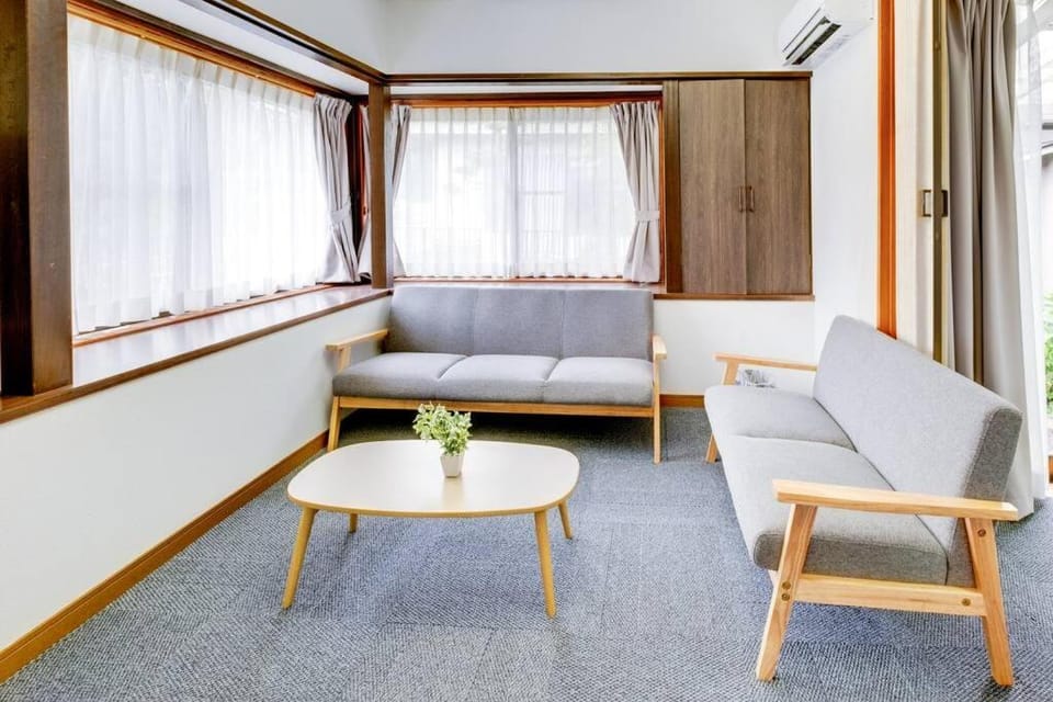 Living room, Seating area, air conditioner