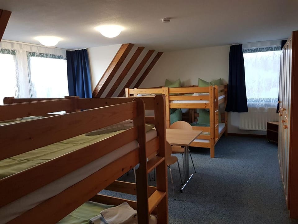 Bed, Photo of the whole room, Bedroom, bunk bed