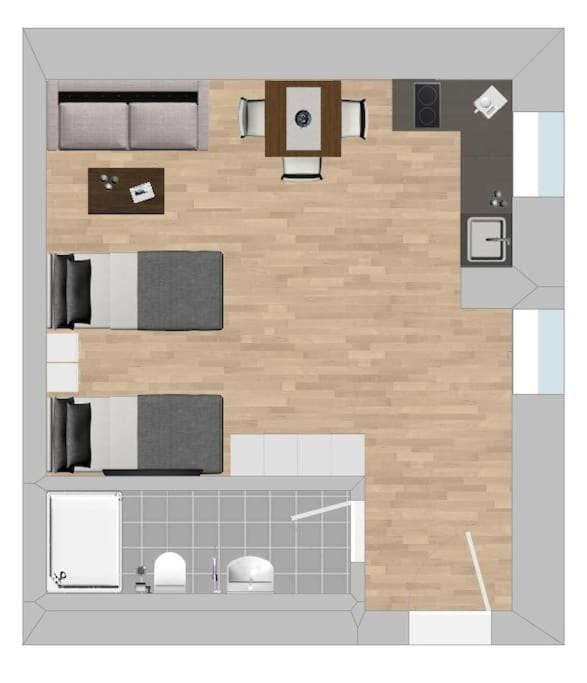 AM1082 - kleine Monteurwohnung Übergangswohnung Apartment in Bavaria