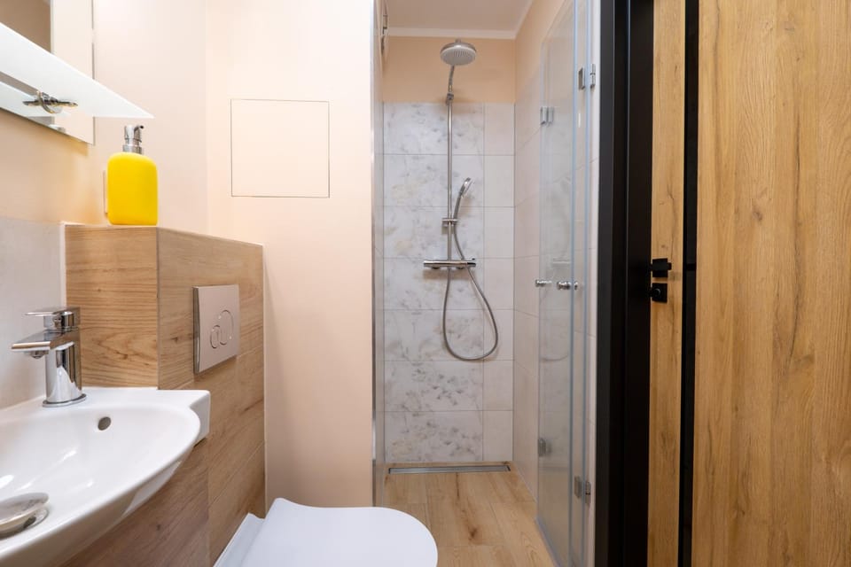 Shower, Toilet, Bathroom, towels
